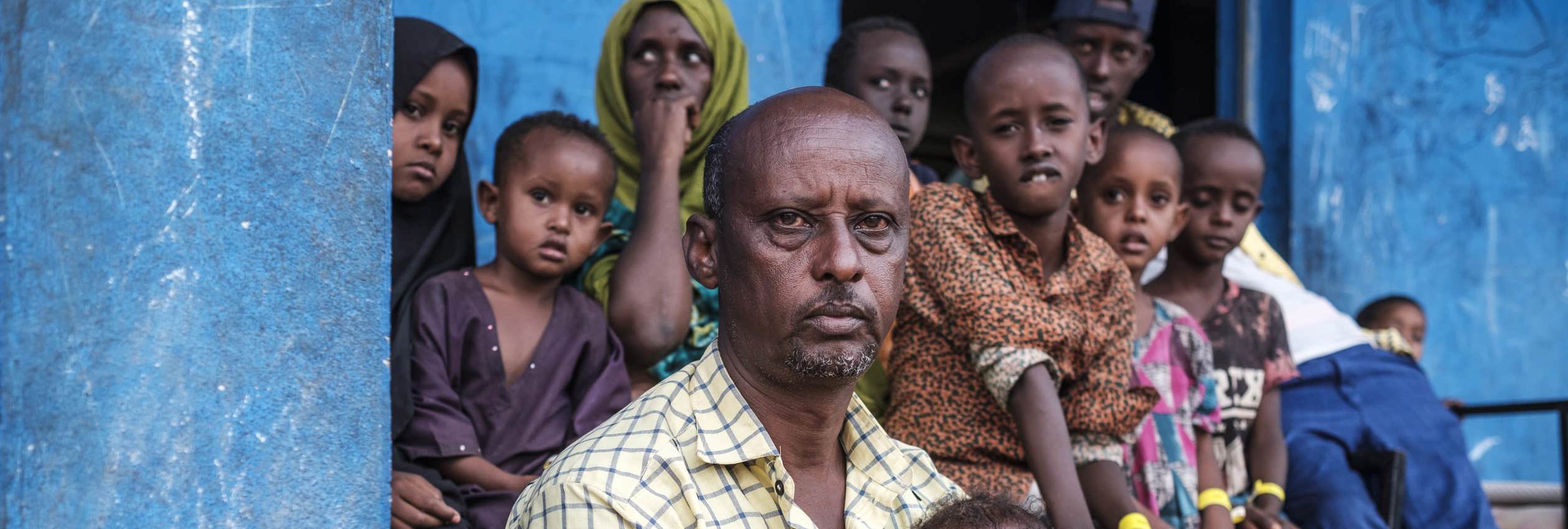 Shalle Hassan Abdirahman, a 53-year-old Somali refugee, was forced to flee his home with his family because of  worsening drought and violence from armed extremist group Al-Shabab.