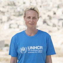 Marta Dusseldorp, Special representative, visiting Syrian refugee families in Jordan