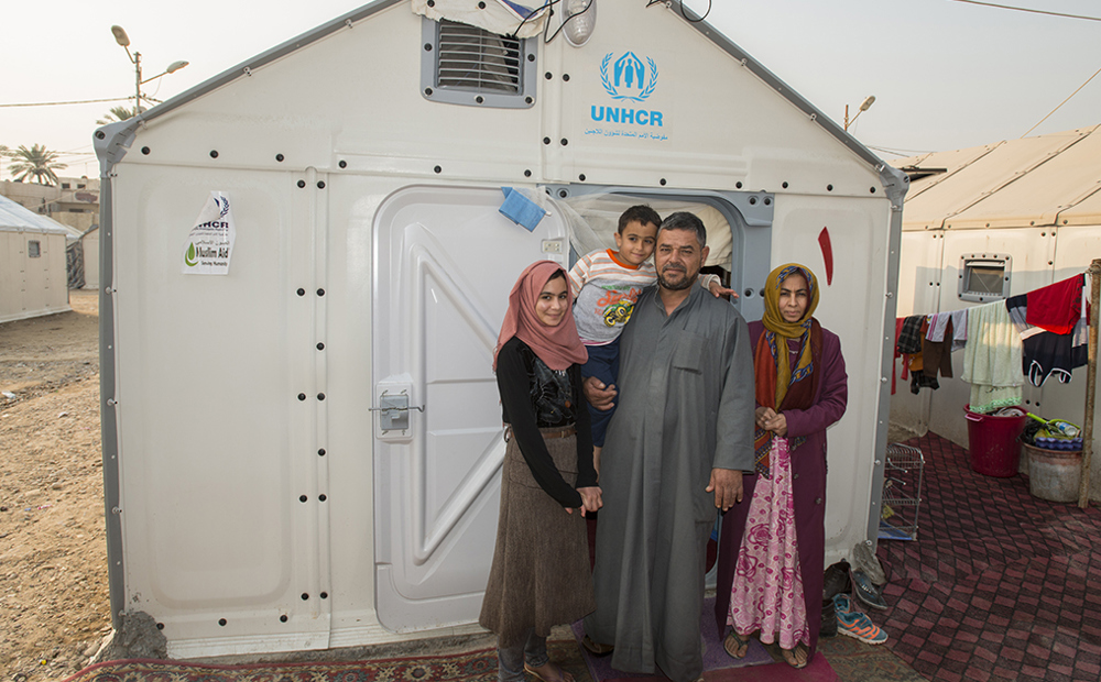 Temporary Refugee housing unit
