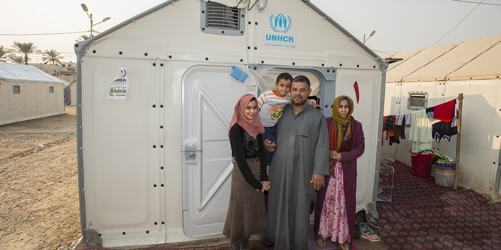 Temporary Refugee housing unit